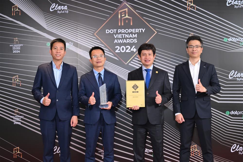 Nhà cung cấp các giải pháp công nghệ bất động sản thông minh Meey Group ghi danh tại Dot Property Vietnam Awards 2024